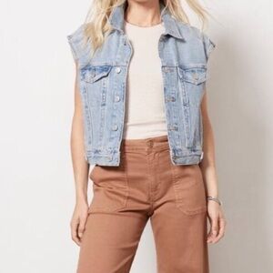 Agolde Charli Denim Vest